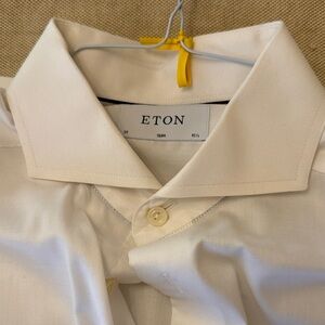 Eton Men's Elegant White Dress Shirt